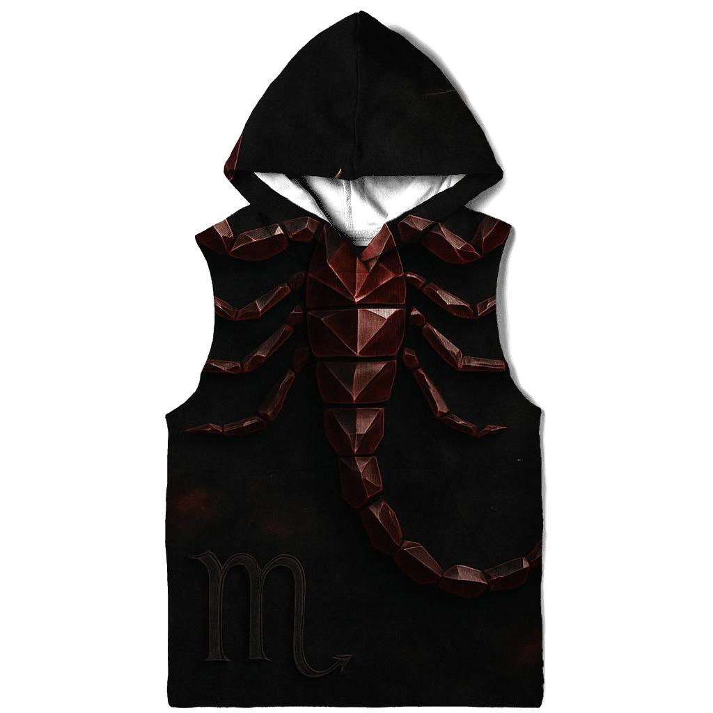 Scorpio Galactic Scorpion Design graphic hoodies