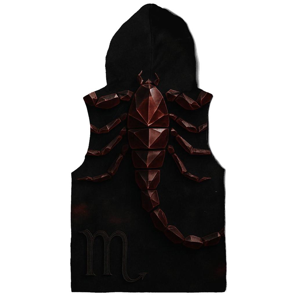Scorpio Galactic Scorpion Design graphic hoodies