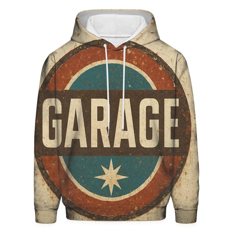 Classic Roadside Gas Logo zip-up hoodies