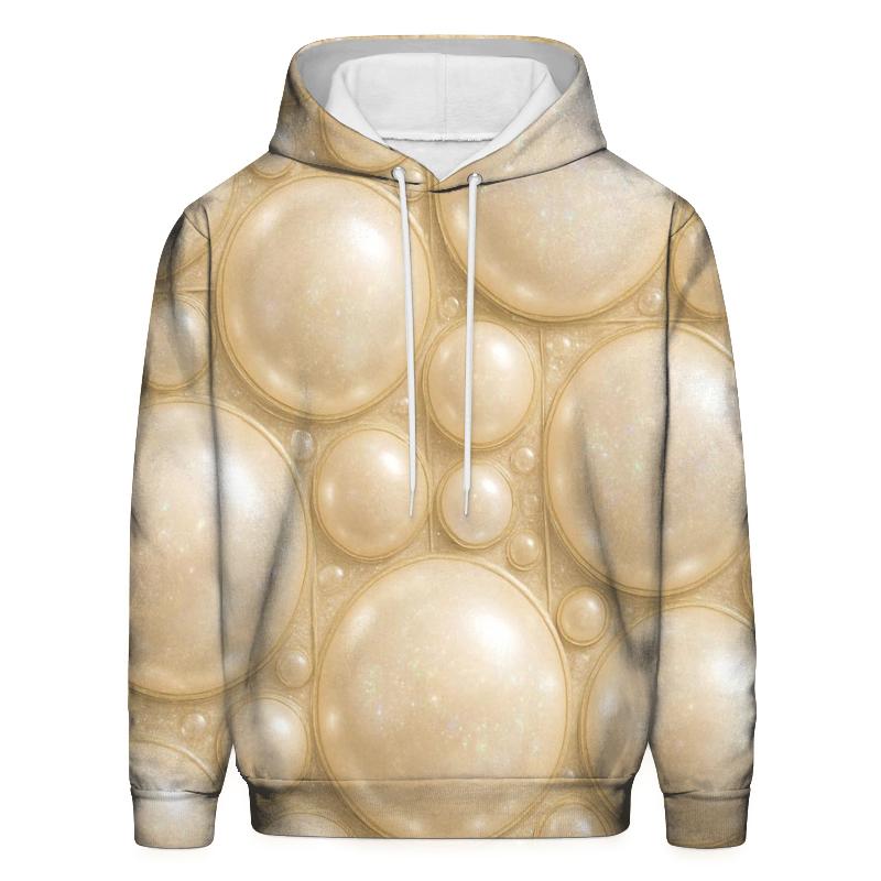 Champagne Bubble Mosaic custom hoodies