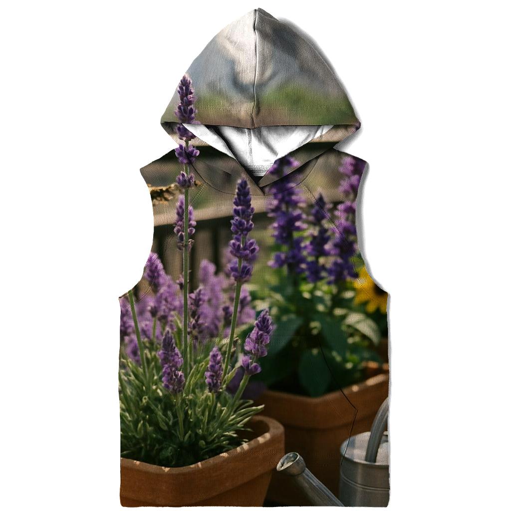 Urban Balcony Pollinator Patch embroidered hoodies