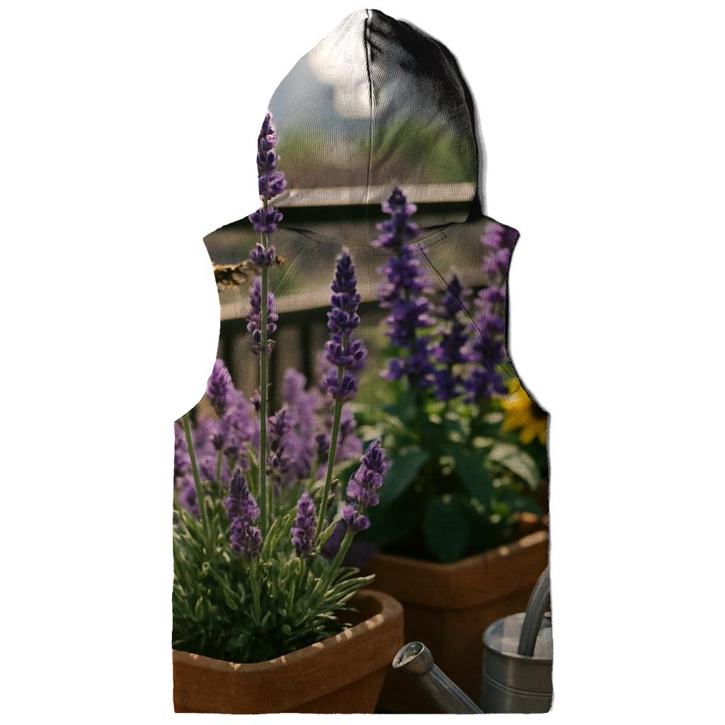 Urban Balcony Pollinator Patch embroidered hoodies
