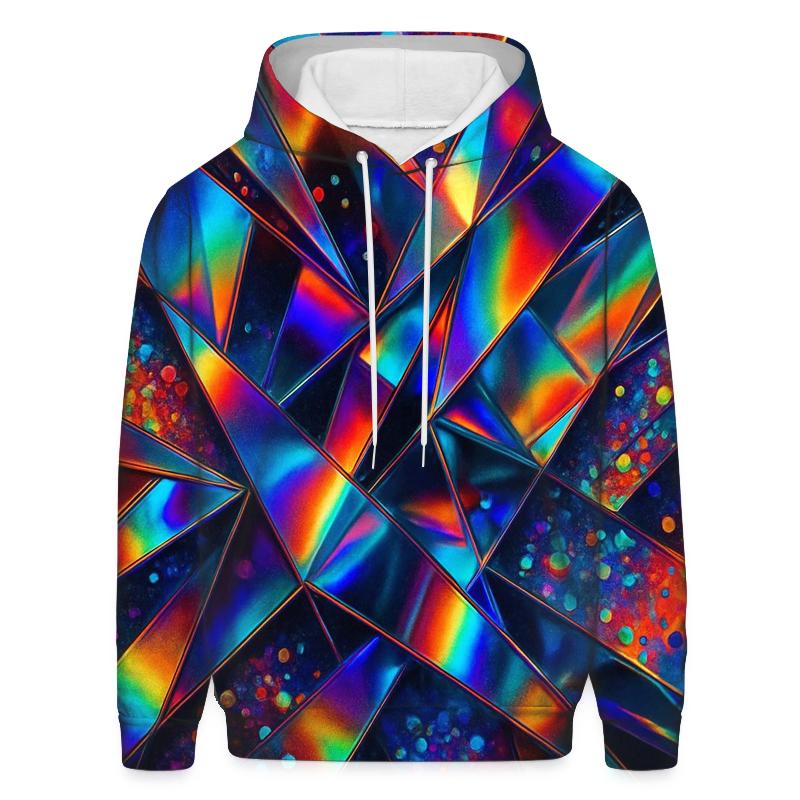 Kaleido Disco Fracture graphic hoodies