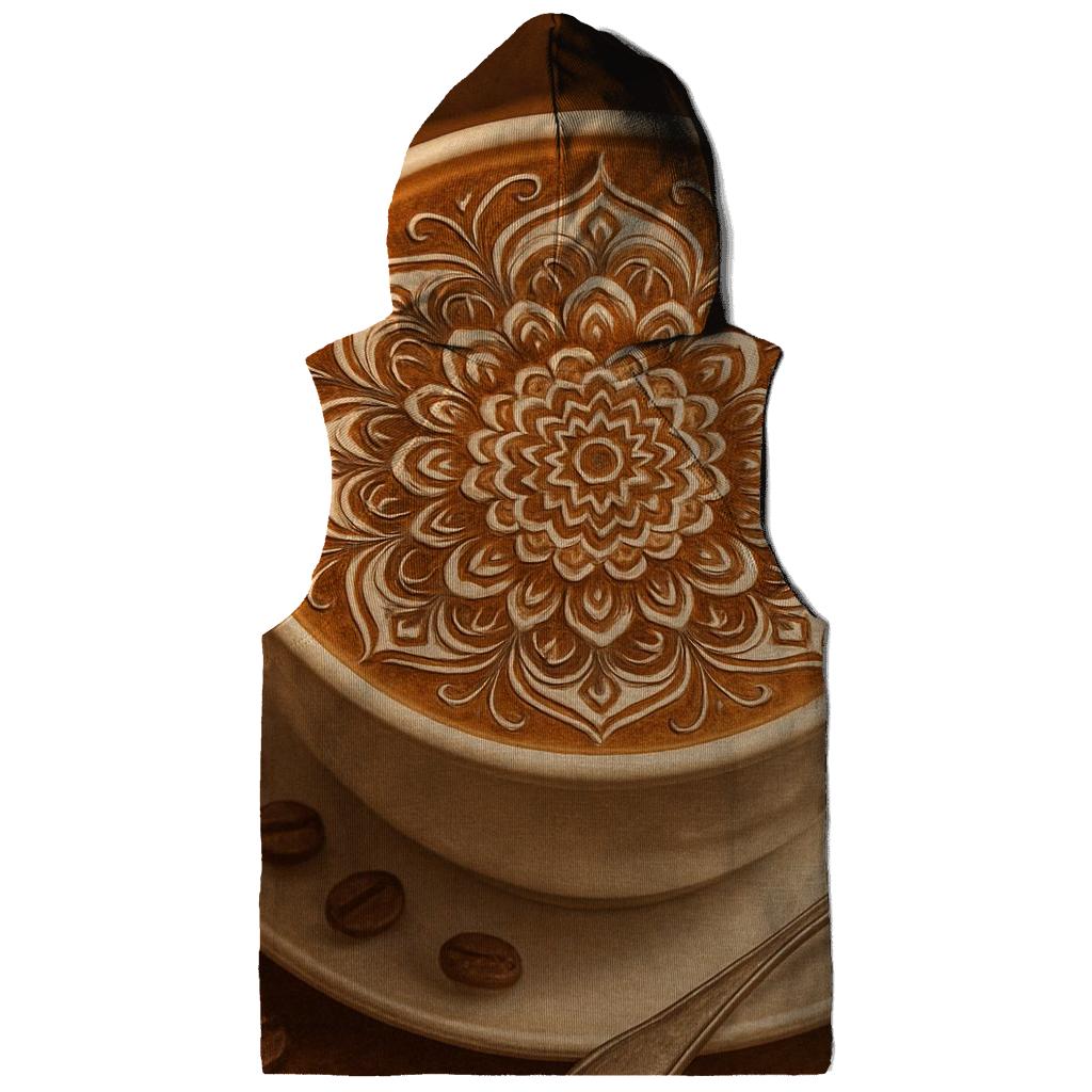 Latte Swirl Mandala embroidered hoodies