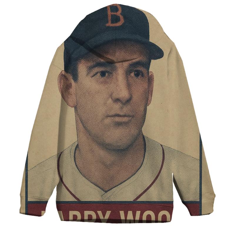 Old School Baseball Card hoodies fashion