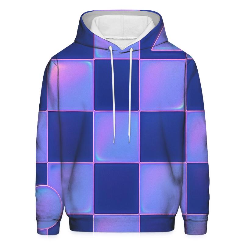 Hologram Checkerboard premium hoodies
