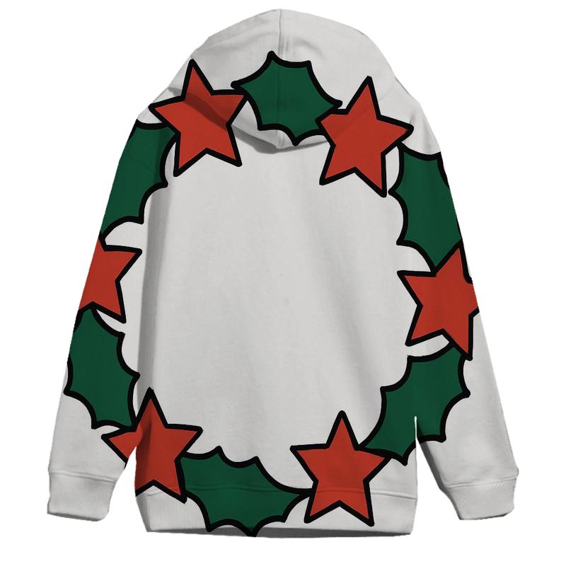Starlit Wreath embroidered hoodies