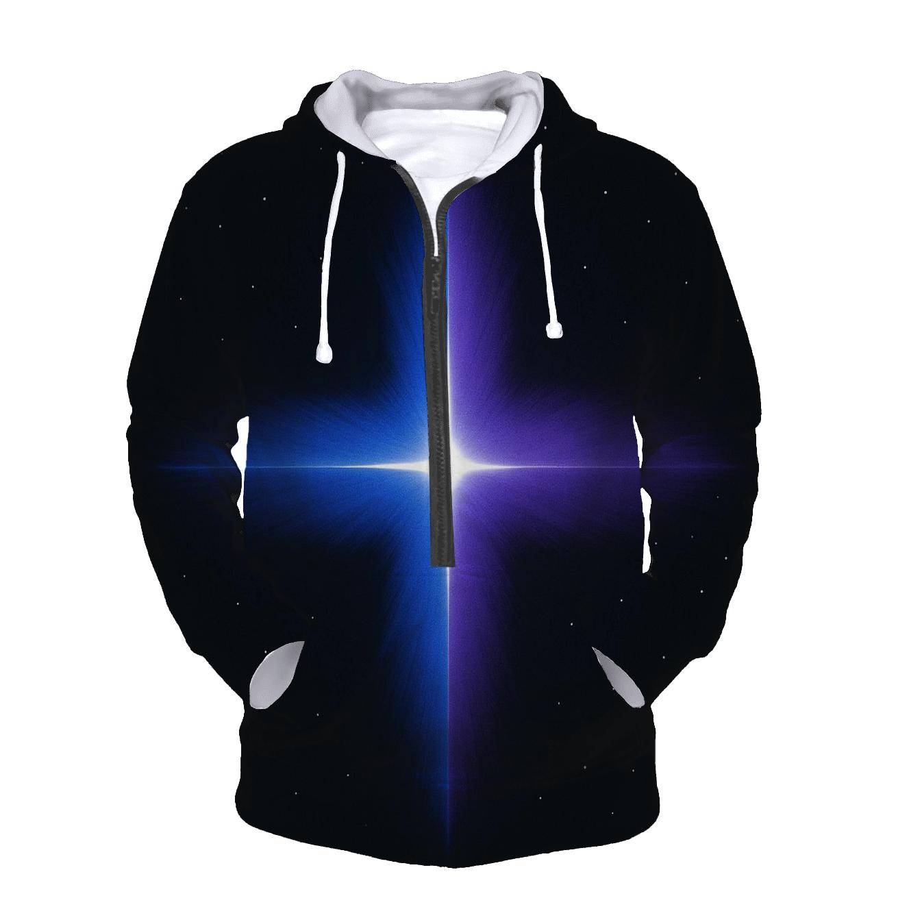 Pulsar Beam Cross designer hoodies
