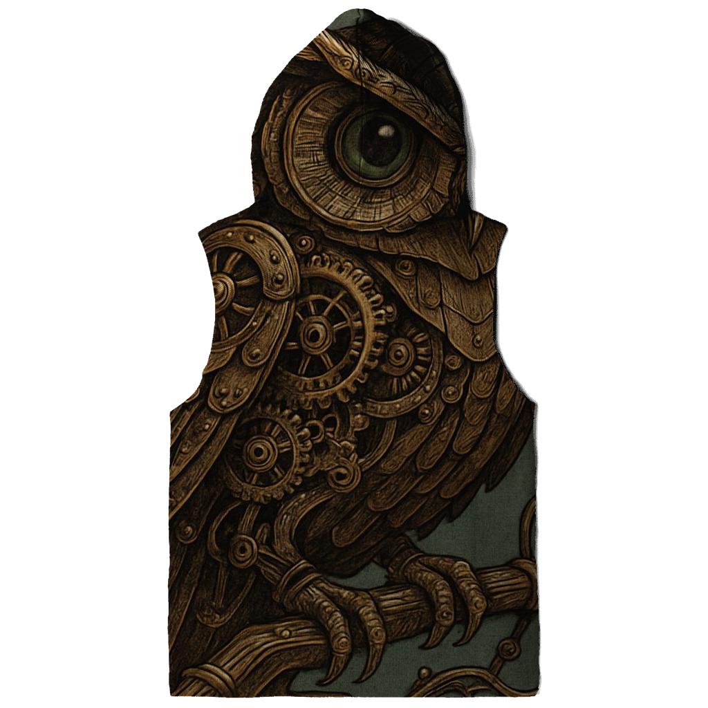 Industrial Clockwork Owl custom hoodies