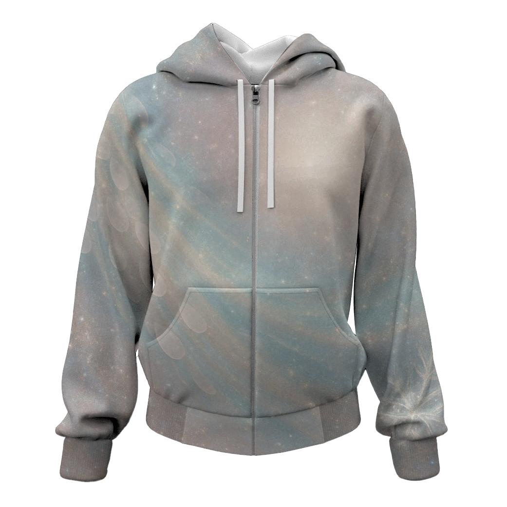 Opal Veil Cascade hoodies fashion