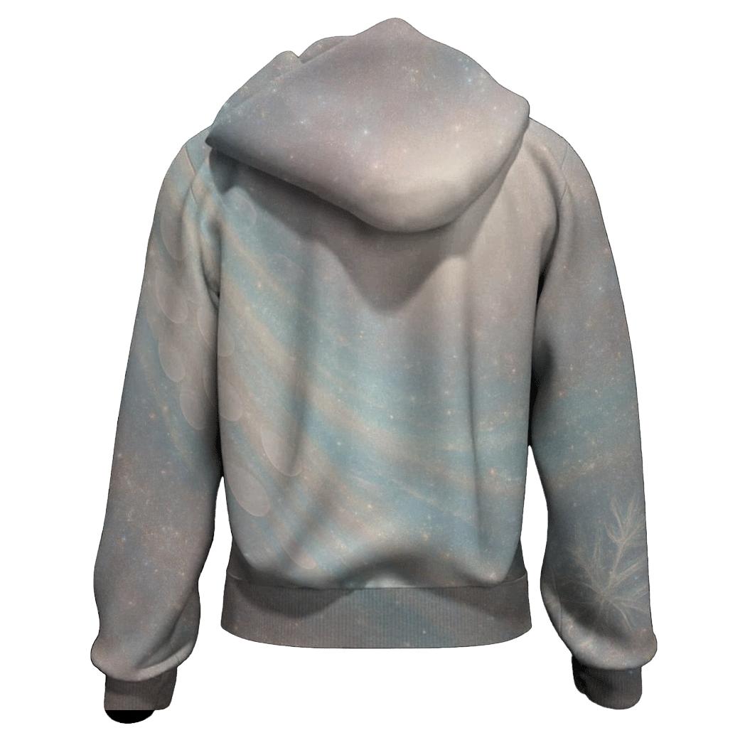 Opal Veil Cascade hoodies fashion