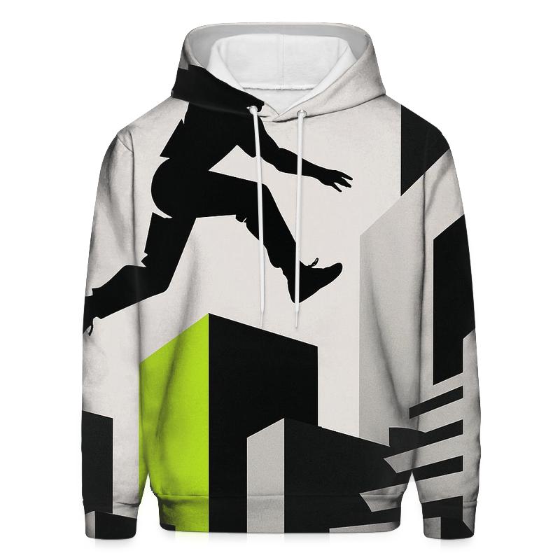 Parkour Urban Geometry custom hoodies