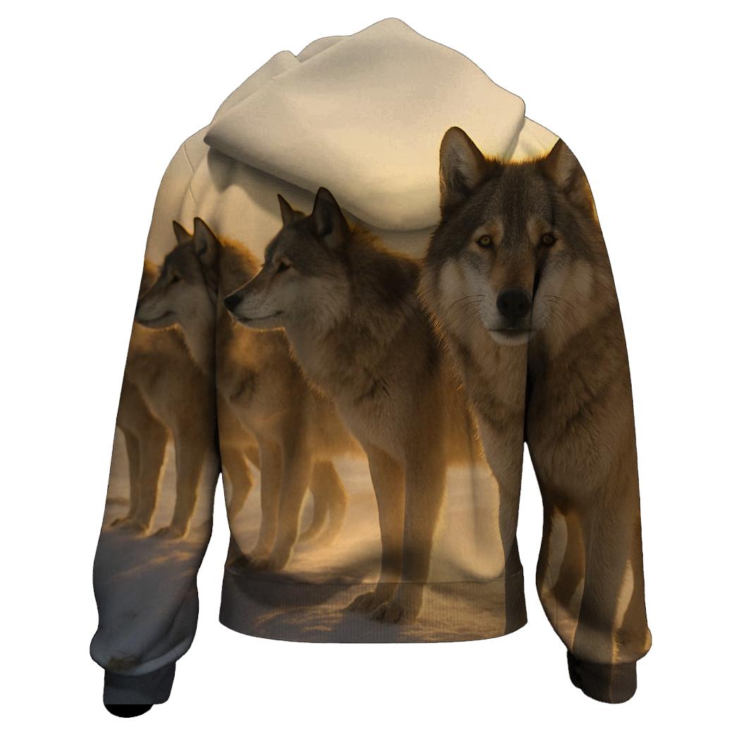 Northern Pack At Dawn hoodie designs
