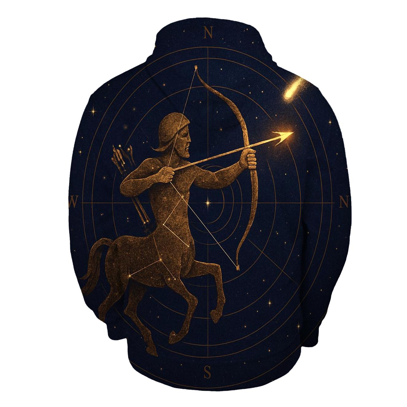 Sagittarius Archer Star Navigator custom hoodies