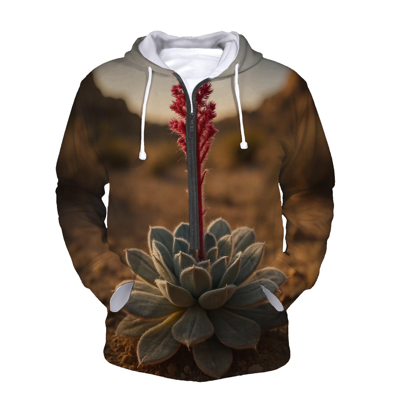Desert Succulent Bloom At Golden Hour hoodies fashion