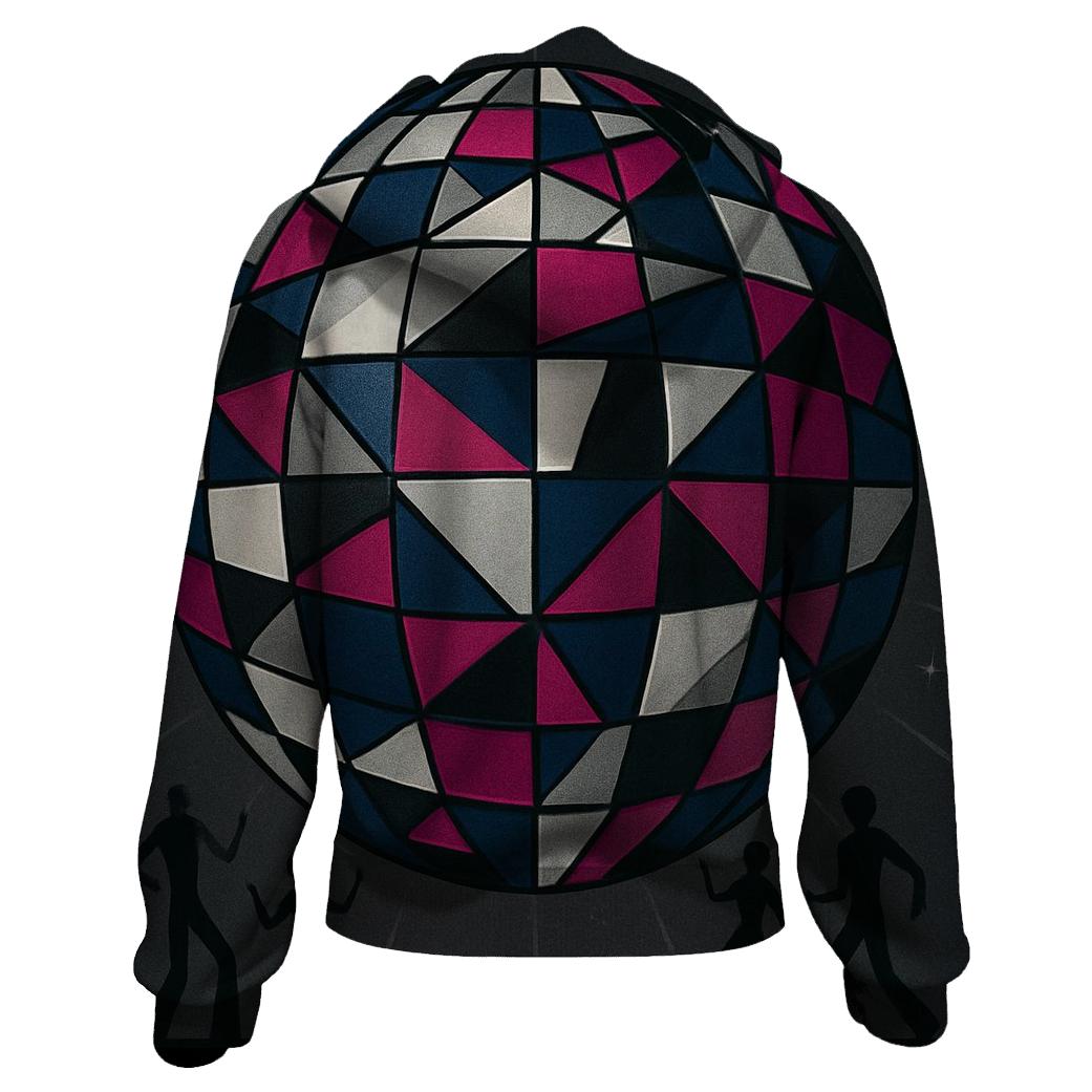 Disco Mirror Mosaic designer hoodies