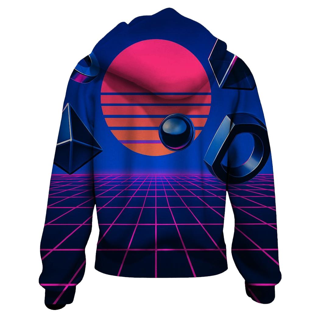 Laser Grid Horizon hoodie styles