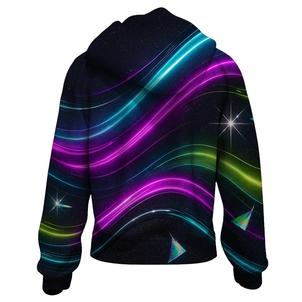 Electric Neon Aurora hoodie designs