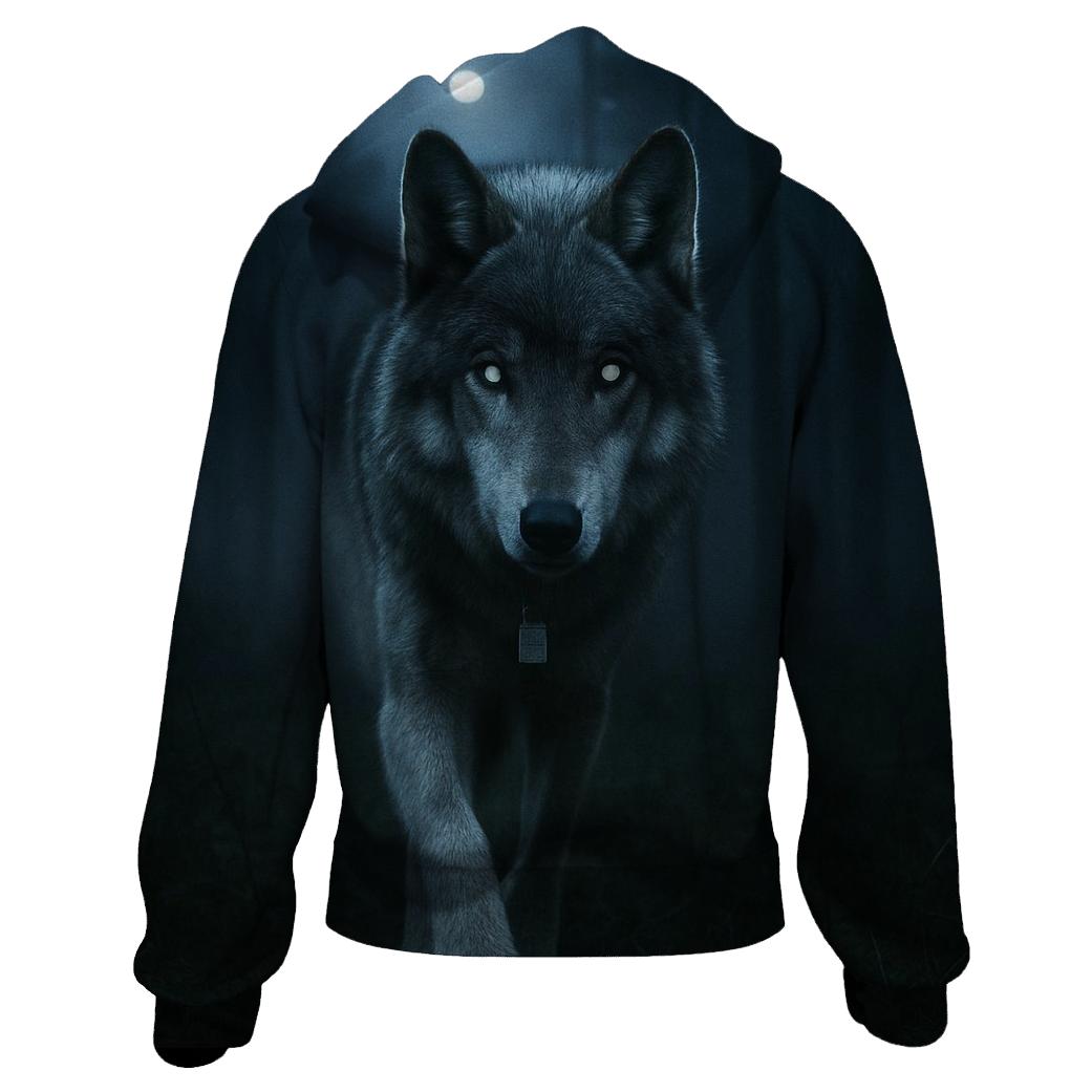Trail Camera Night Stare embroidered hoodies