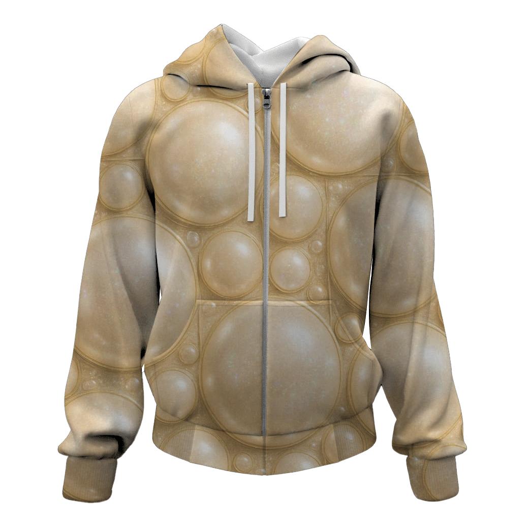 Champagne Bubble Mosaic graphic hoodies