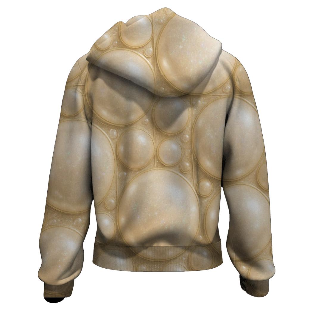 Champagne Bubble Mosaic graphic hoodies