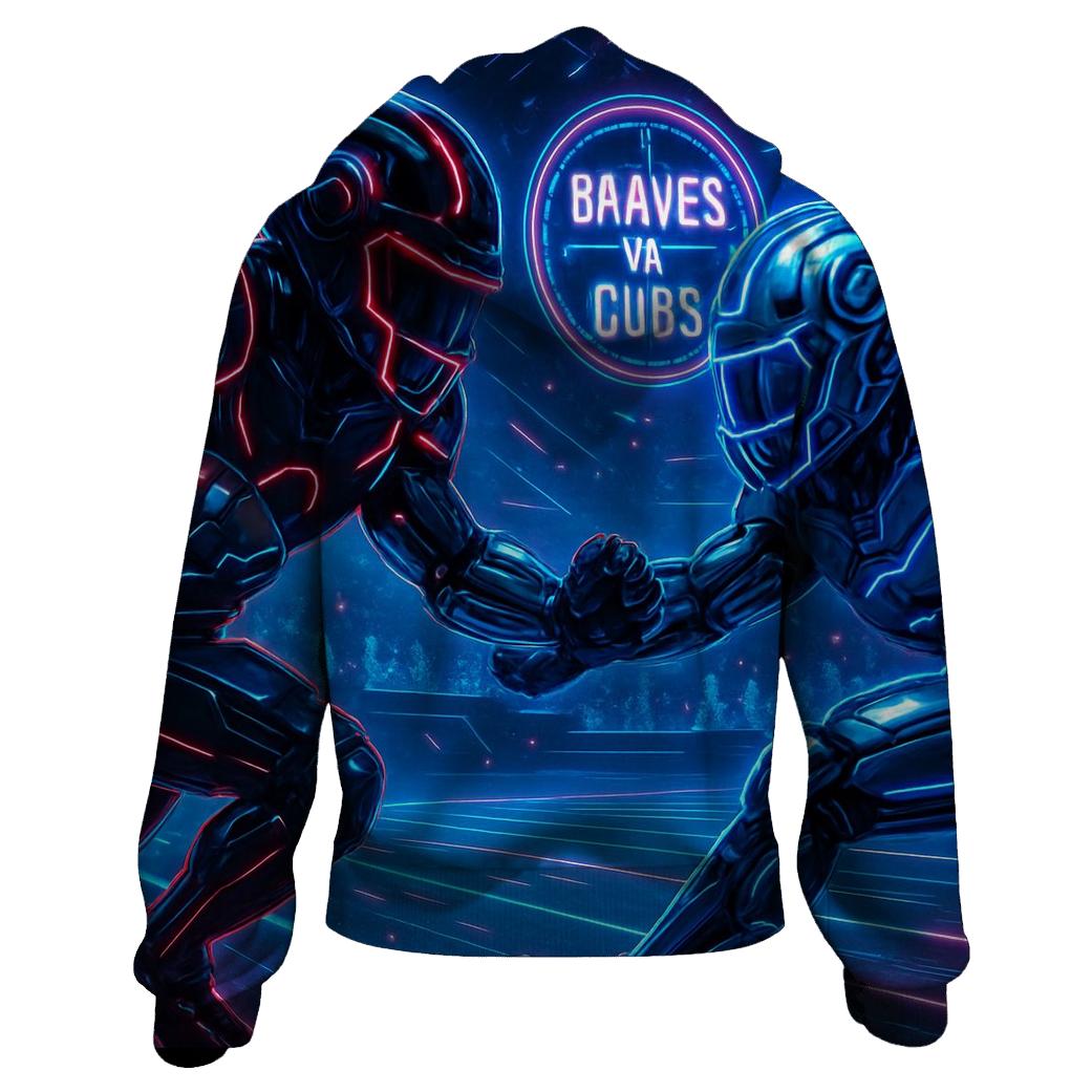Neon Night Blitz designer hoodies