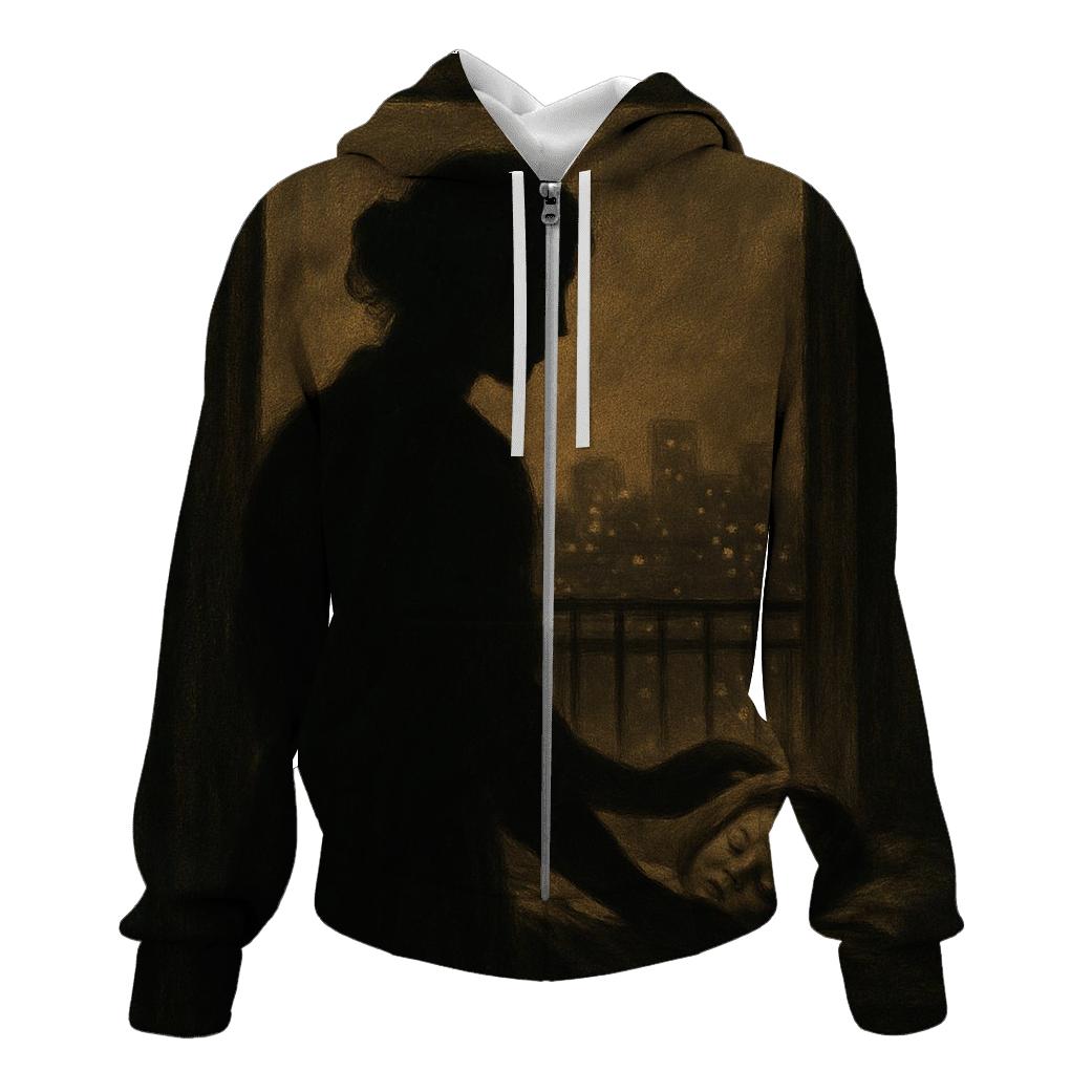 The Quiet Guardian embroidered hoodies