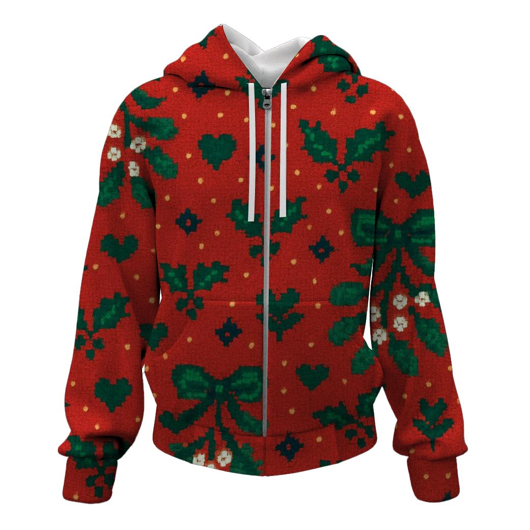 Merry Mistletoe Confetti Design graphic hoodies