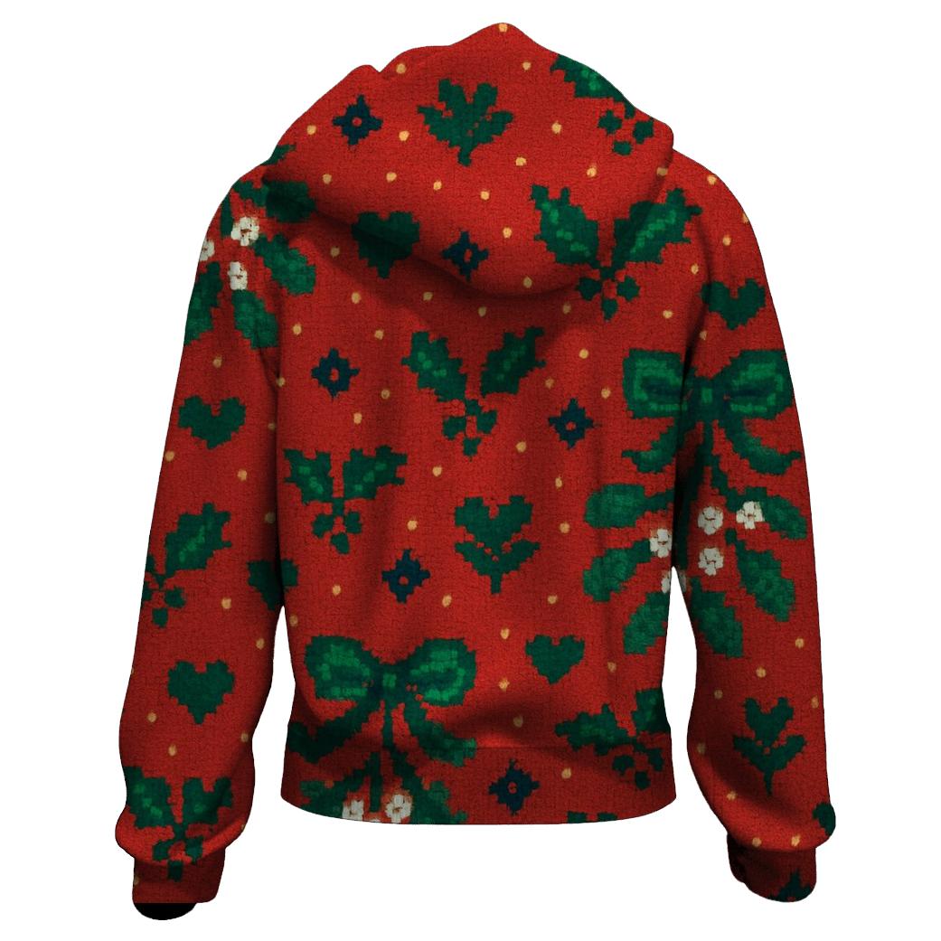 Merry Mistletoe Confetti Design graphic hoodies