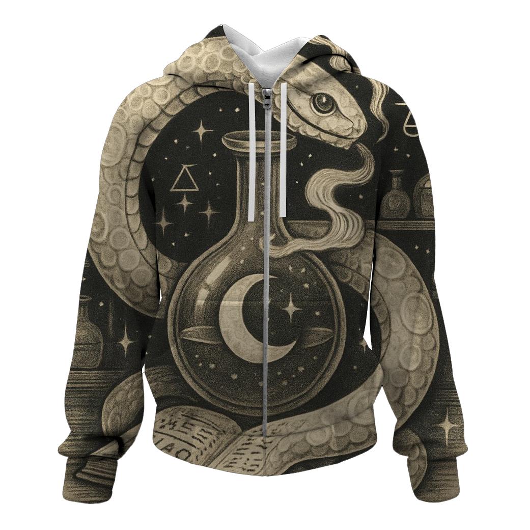 Lunar Alchemist Ouroboros designer hoodies