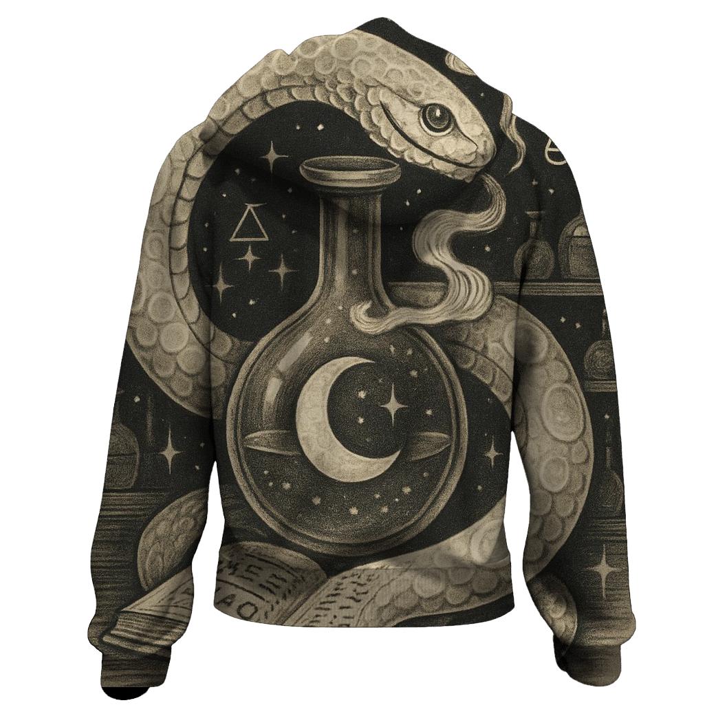 Lunar Alchemist Ouroboros designer hoodies