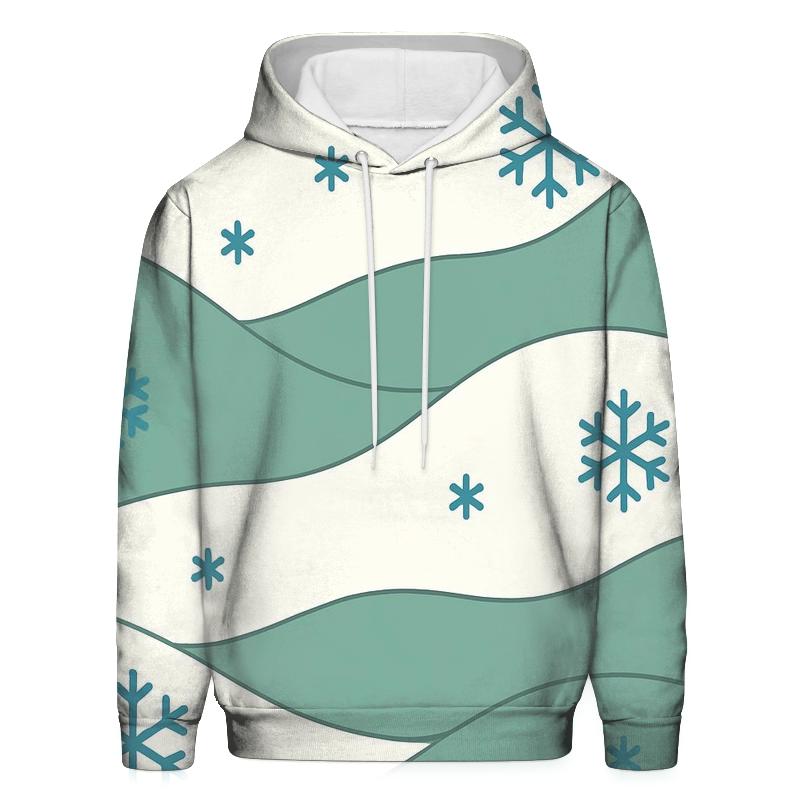 Snow Drift Waves pullover hoodies