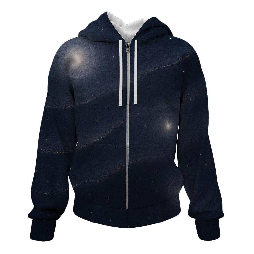 Velvet Twilight Glimmer printed hoodies