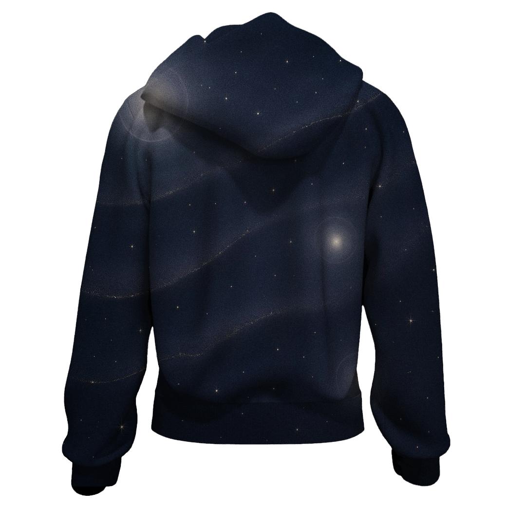 Velvet Twilight Glimmer printed hoodies