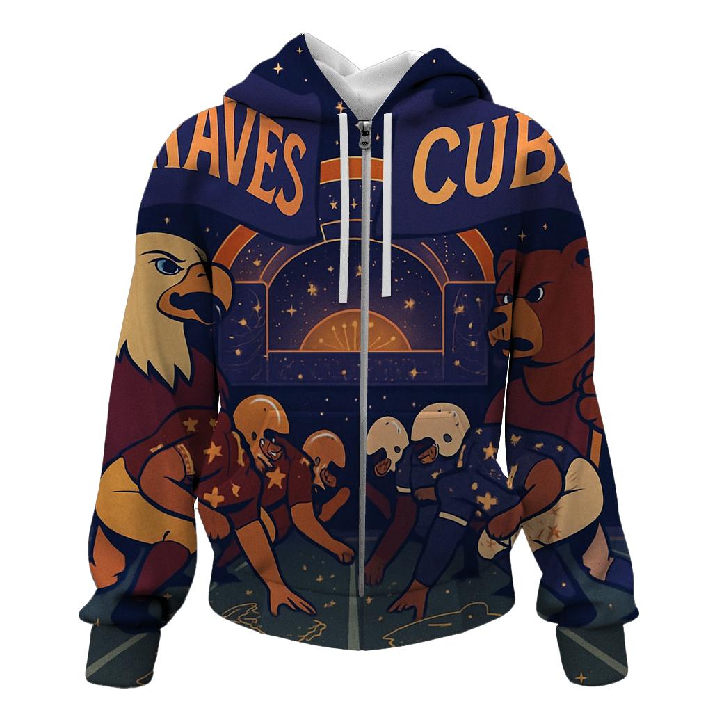 Field Of Painted Stars premium hoodies