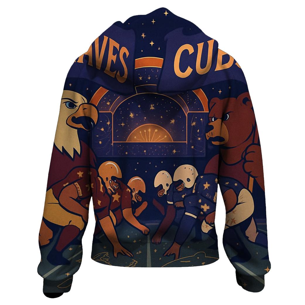 Field Of Painted Stars premium hoodies