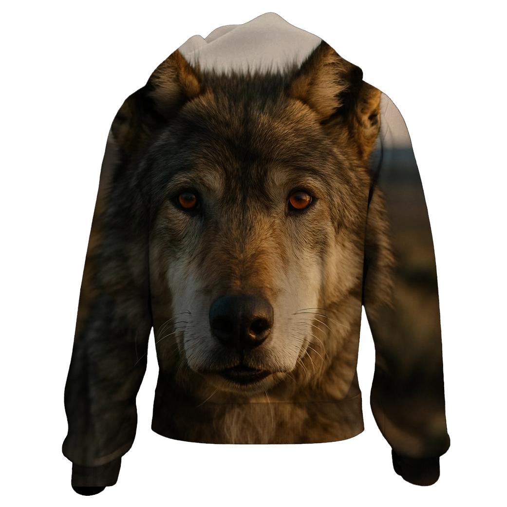 Elder Wolf Portrait Study heavyweight hoodies