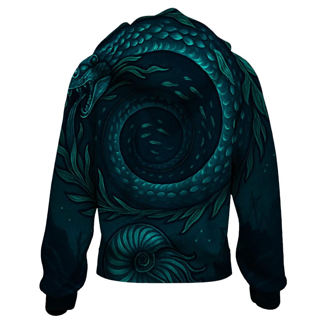 Tidal Ouroboros Of The Deep heavyweight hoodies
