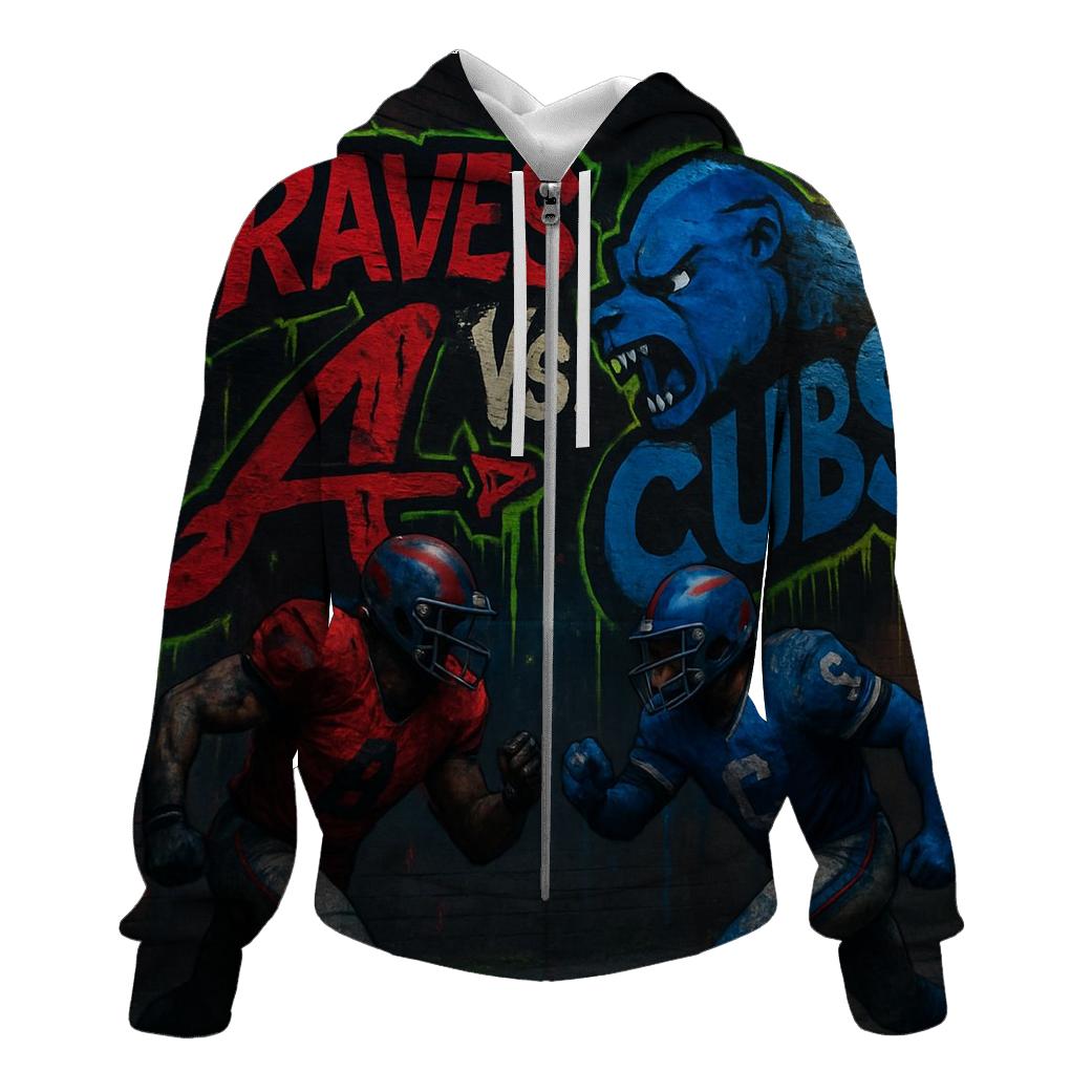 Urban Graffiti Faceoff hoodie designs