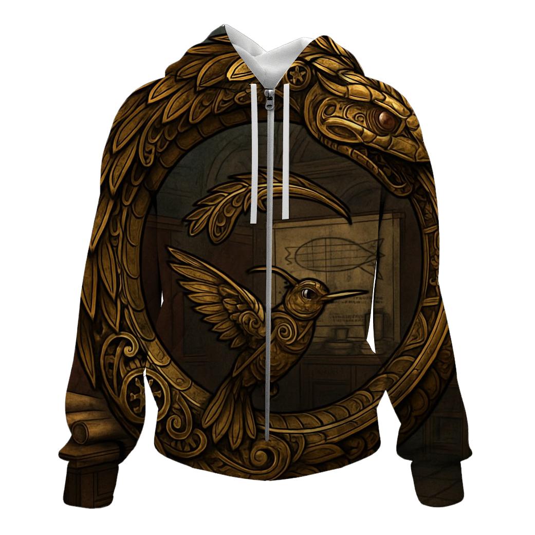 Clockwork Ouroboros Aviary custom hoodies