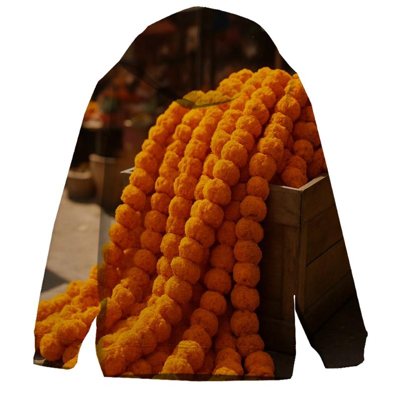 Marigold Market Stall At Noon hoodie designs