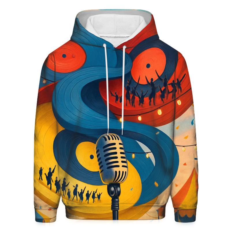 Vinyl Spiral Festival designer hoodies