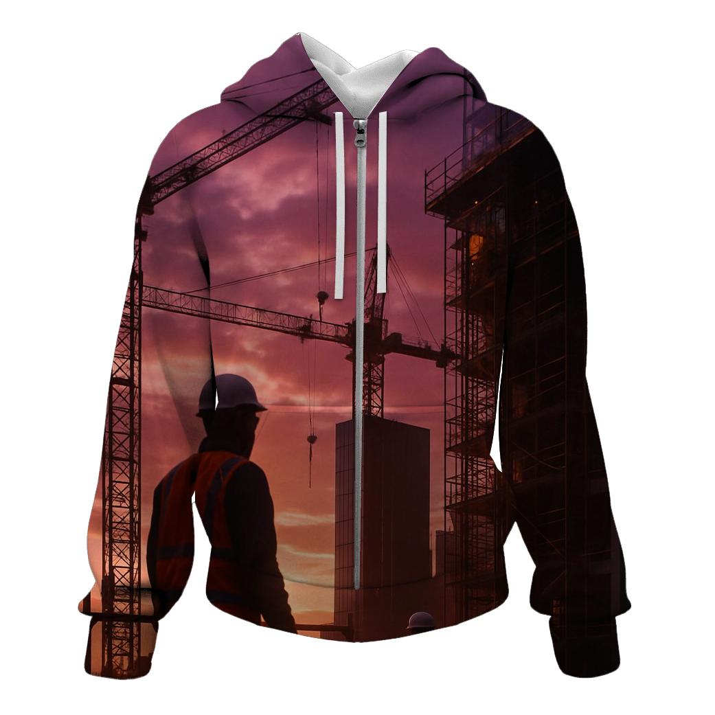 Sunset Construction Symphony In Hudson Yards hoodie trends