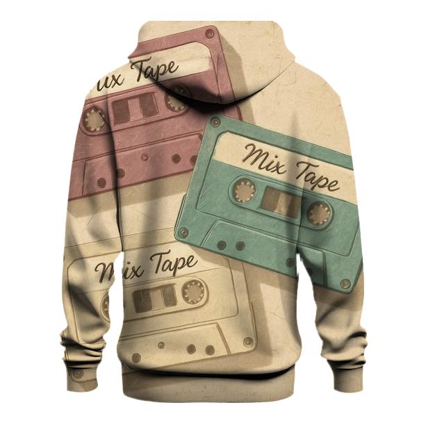 Faded Cassette Tape Collage hoodies fashion