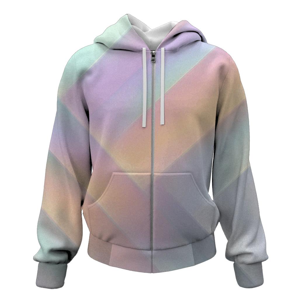 Iridescent Prism Flow heavyweight hoodies