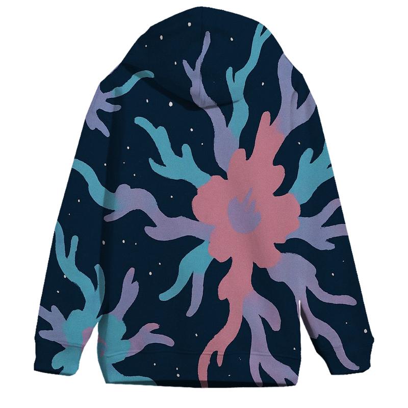 Nebula Filament Bouquet zip-up hoodies