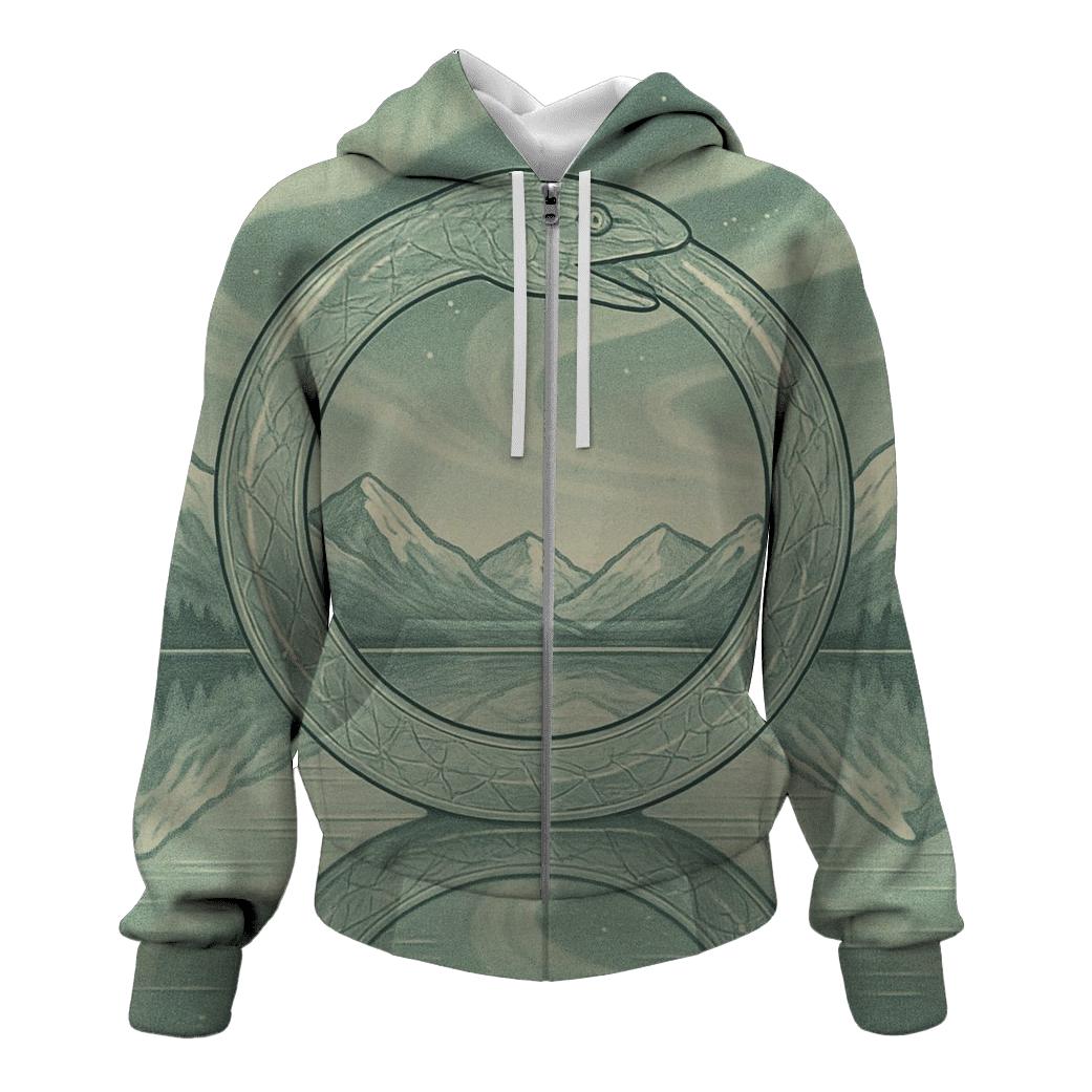 Mirror Lake Ouroboros Reflection hoodie trends