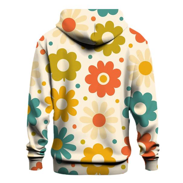 Mod Flower Grid graphic hoodies