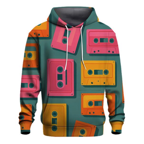 Cassette Echo Pattern custom hoodies