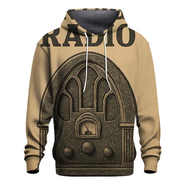 Antique Radio Ad Poster hoodies fashion